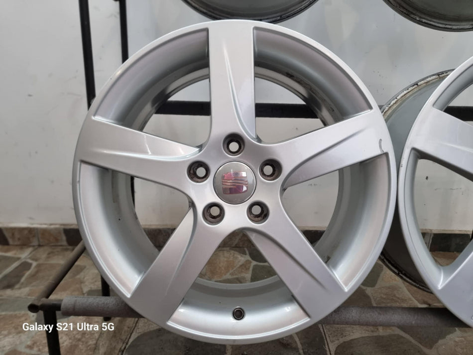 4бр 17ски джанти за SEAT, AUDI, VW 5х112мм A170535