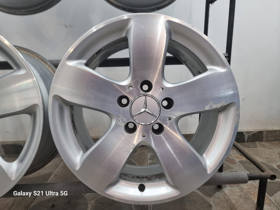 4бр 16ски джанти за MERCEDES 5х112мм A160901