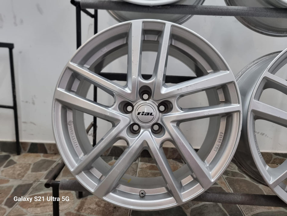 4бр 18ски джанти RIAL за AUDI, VW, SEAT 5х100мм A180178