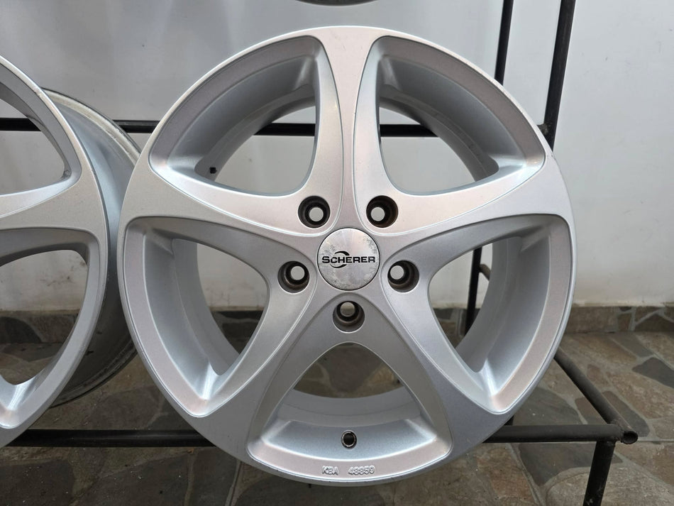 4бр 16ски джанти SCHERER за Seat, Audi, VW, Skoda,5х112мм. A161526