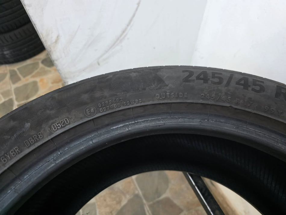 1бр летна гума 245/45/17 CONTINENTAL L06496