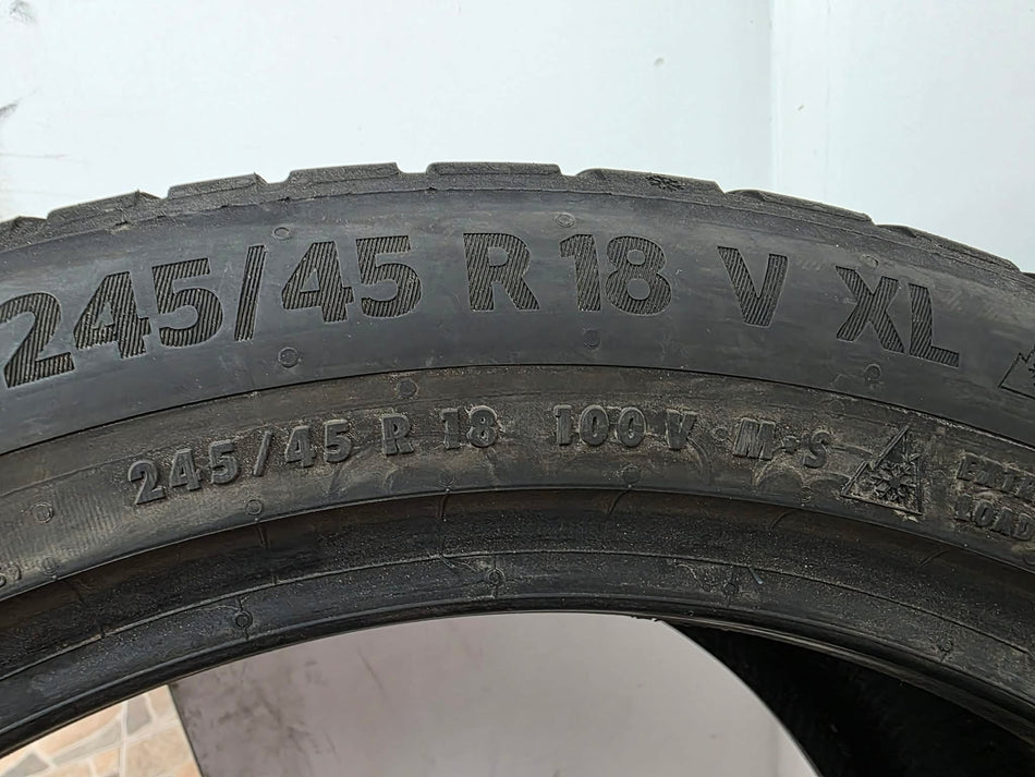 1бр зимна гума 245/45/18 CONTINENTAL L05939