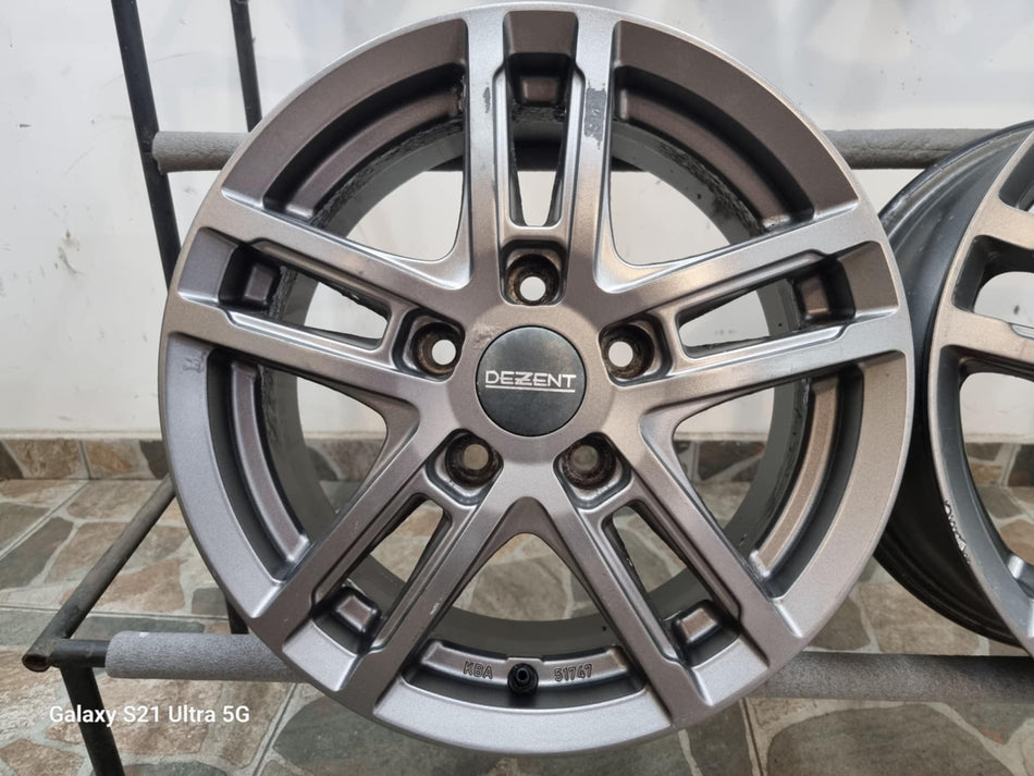 4бр 15ски джанти DEZENT за AUDI, VW, SEAT 5х112мм A150485