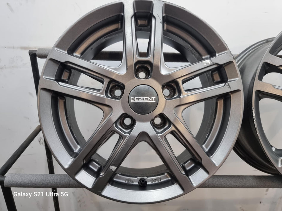 4бр 15ски джанти DEZENT за AUDI, VW, SEAT 5х112мм A150485