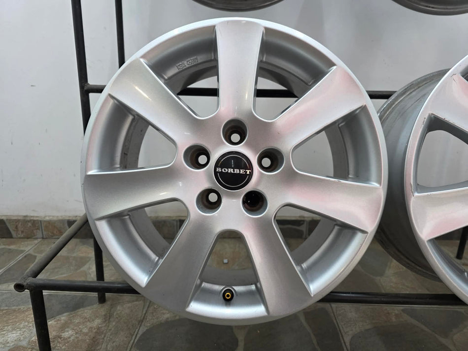 4бр 16ски джанти BORBET за PEUGEOT, FORD, RENAULT 5х108мм A161404