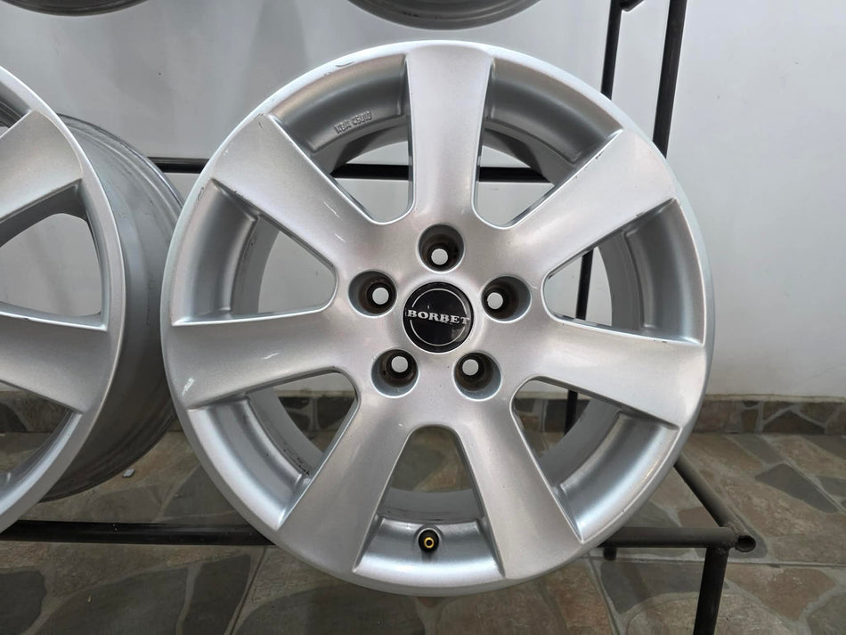 4бр 16ски джанти BORBET за PEUGEOT, FORD, RENAULT 5х108мм A161404