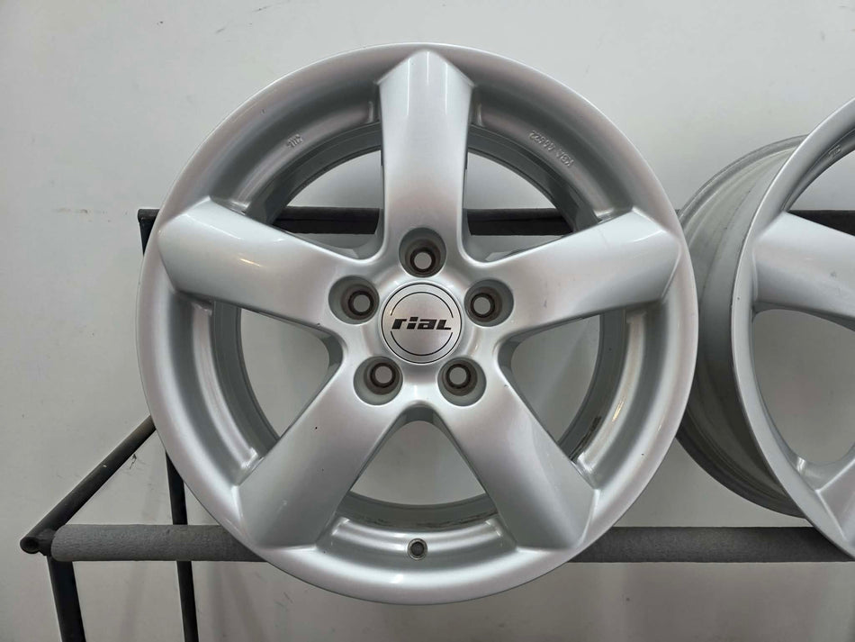 4бр 16ски джанти RIAL за VW, AUDI, SEAT 5х112мм A161412