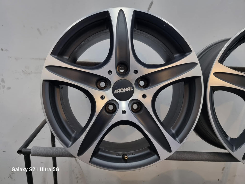 4бр 17ски джанти RONAL за AUDI Q7, VW TOUAREG 5х130мм A170624