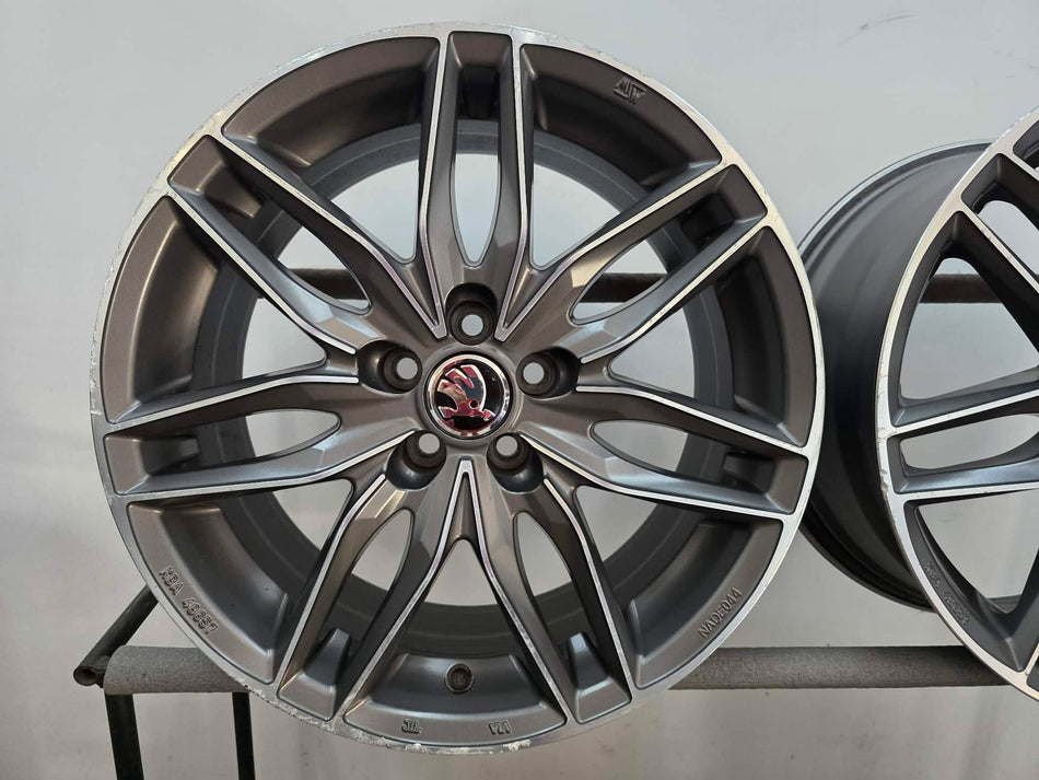 4бр 17ски джанти за SKODA, SEAT, VW 5х100мм A170968