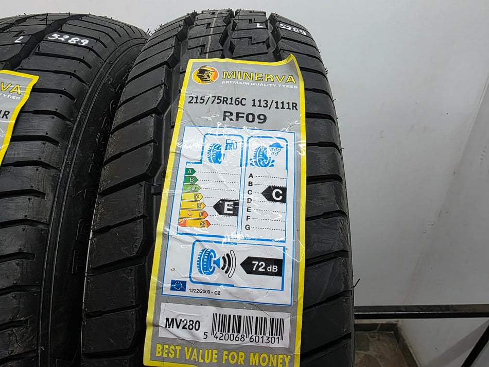2бр летни гуми за бус 215/75/16C MINERVA L05289